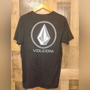 Volcom Stone Men's Black Logo Short Sleeve T-Shirt Size Large